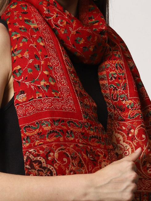 Women's Jamawar Wool Stole